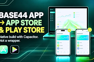 publish your base44 app to app store and play store using capacitor
