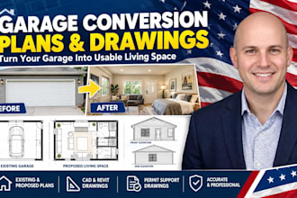 create garage conversion plans for living space