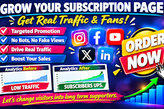 orgainc instagram video marketing, fb yt, linkedin follower twitter monetization
