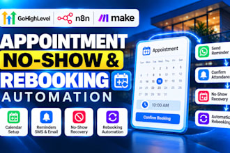 build ghl appointment reminder no show and rebooking automation