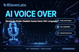 do ultra realistic ai voice over with eleven labs studio in urdu and english
