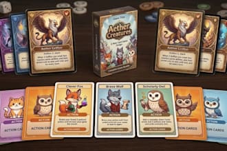 draw card game, card game art, board game, card game design, card game template