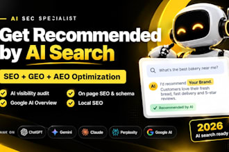 website GEO, aeo, ai SEO for chatgpt, gemini and google ai overviews