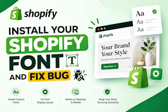 install custom fonts on your shopify store