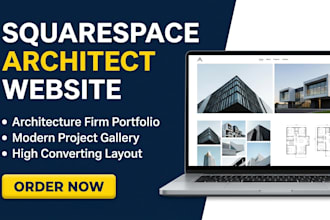 design squarespace architect website architecture firm project portfolio website
