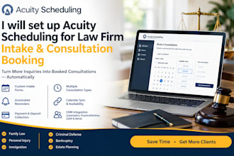set acuity practicepanther scheduling for law firm intake consultation booking