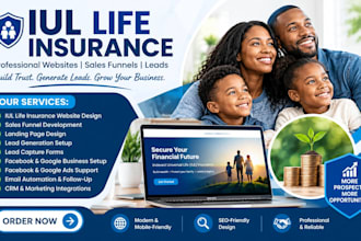 create iul website insurance leads life insurance website insurance ads