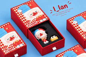 design toy packaging toy box kid product packaging dieline print ready 3d mockup