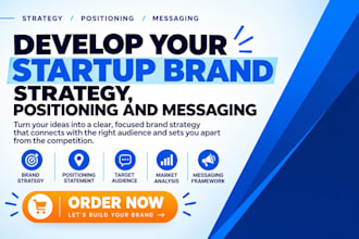 develop your startup brand strategy, positioning and messaging