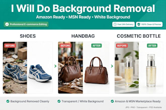 do background removal for amazon product images