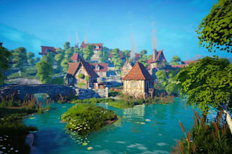design 3d game environment, game environment, unity 3d environment 3d enviroment