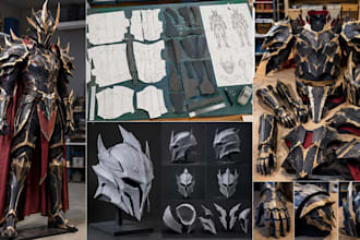 design eva foam cosplay armor sewing patterns and 3d cosplay models