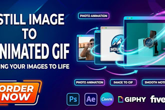 convert still images into animated GIF and photo animation