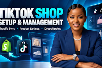 tiktok shop setup, fix tiktok dropshipping, tik tok shop manager to boost sales