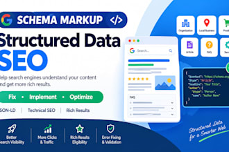 implement and fix schema markup structured data for your website
