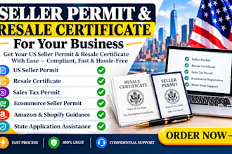 get your US seller permit and resale certificate for your business