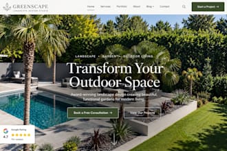 build squarespace landscape design website garden designer site landscaping site
