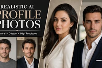 create realistic ai profile photos and professional headshots
