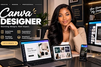 redesign your portfolio in canva with a modern professional layout