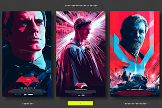 design a custom horror or action movie poster