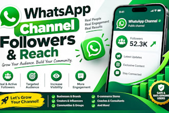 grow your whatsapp channel followers 50k whatsapp channel members bulk sms