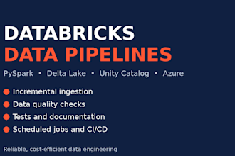 be your databricks and pyspark data engineer for etl and delta lake pipelines