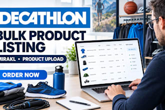 do decathlon product listing kaufland zalando bulk upload mirakl marketplace