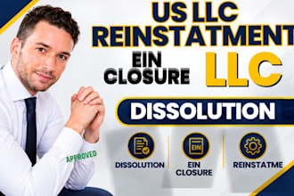 do llc reinstatement, llc amendment, dissolution and ein closure