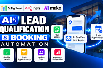 build gohighlevel ai lead qualification and appointment booking automation