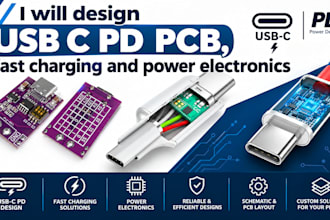 design usb c pd fast charging and power electronic