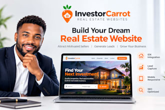 carrot website setup and customization for real estate investor lead generation