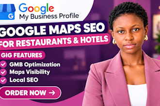 optimize google my business gmb local map SEO ranking for restaurants and hotels