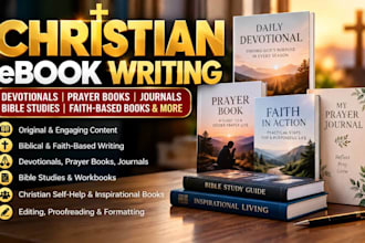 ghostwrite christian ebook, devotional, prayer book and faith based book