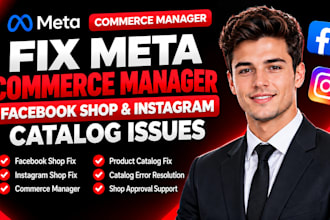 fix meta commerce manager, facebook shop and instagram catalog issues