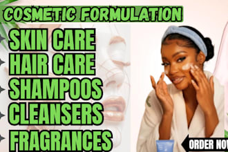formulate professional skincare, haircare, shampoo, cleanser