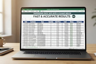 do professional excel data entry and spreadsheet tasks