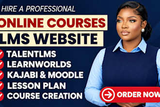 setup elearning course on learnworld, talentlms, tutorlms, moodle wordpress lms