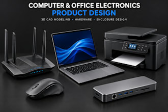 computer hardware design router laptop product design laptop casing 3d cad model