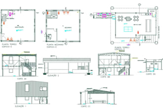 design 3d warehouse, industrial and commercial site plans in autocad