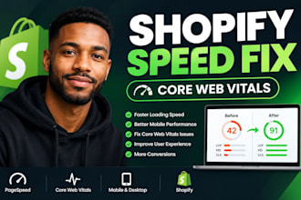 fix shopify speed optimization and core web vitals issues