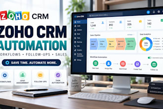 automate zoho CRM workflows lead follow ups and sales processes