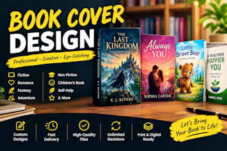 create professional selfhelp book cover for KDP