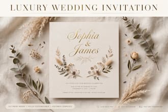 design luxury wedding invitation cards