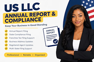 file your US llc annual report and handle state compliance