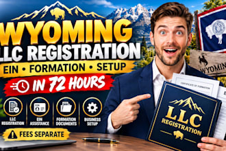 register wyoming llc, ein, llc formation and business setup