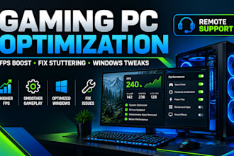 fix fps drops, stuttering and optimize your gaming PC