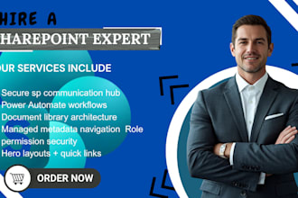 build your sharepoint intranet, hub site, or document portal