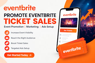 promote eventbrite ticket sales, eventbrite ,event promotion marketing ads setup