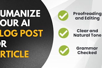 humanize your ai article or blog post