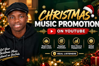 promote your youtube music, christmas music promotion